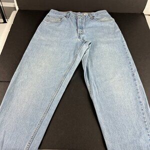 VTG 90s Levi's Jeans Men's 34x32* 560 Loose Tapered Blue Cotton Denim Tag 34x34